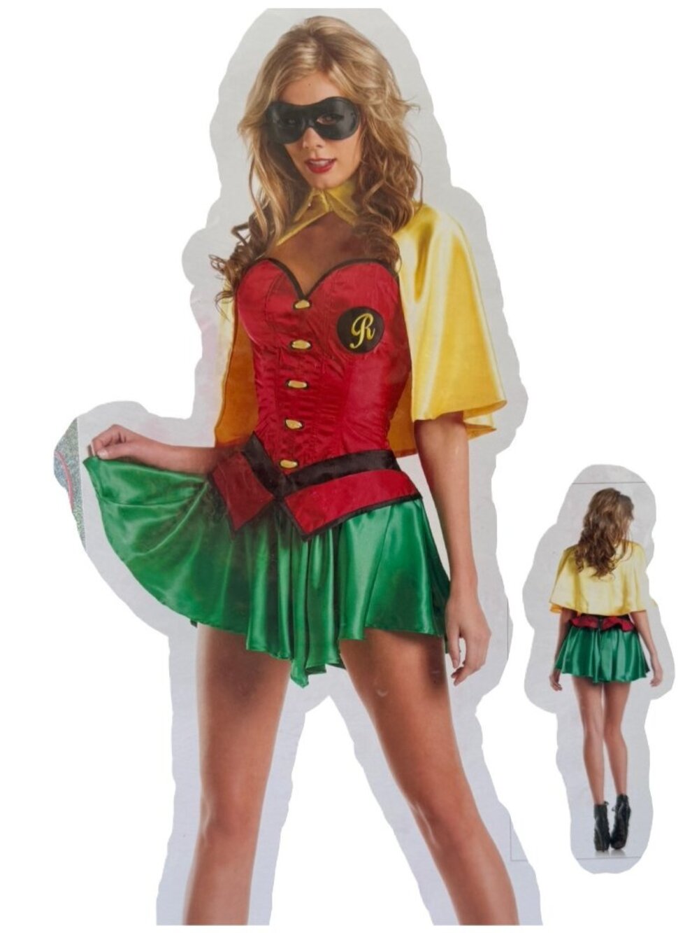 Robin Halloween costume Womens Adult size Medium /Large